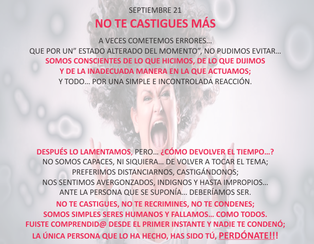 No te castigues más